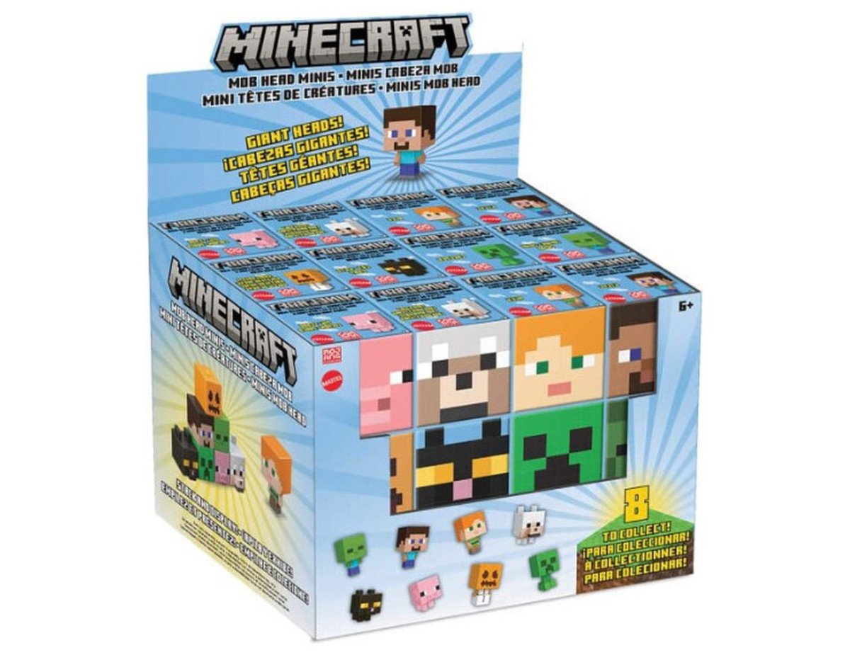 Mattel Minecraft: Mob Head Minis (Random) (HDV64)