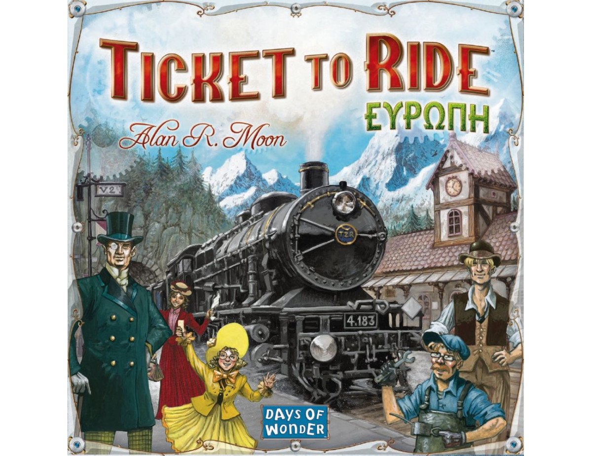 Κάισσα Ticket To Ride - Ευρώπη - Επιτραπέζιο (Ελληνική Γλώσσα) (KA617144)