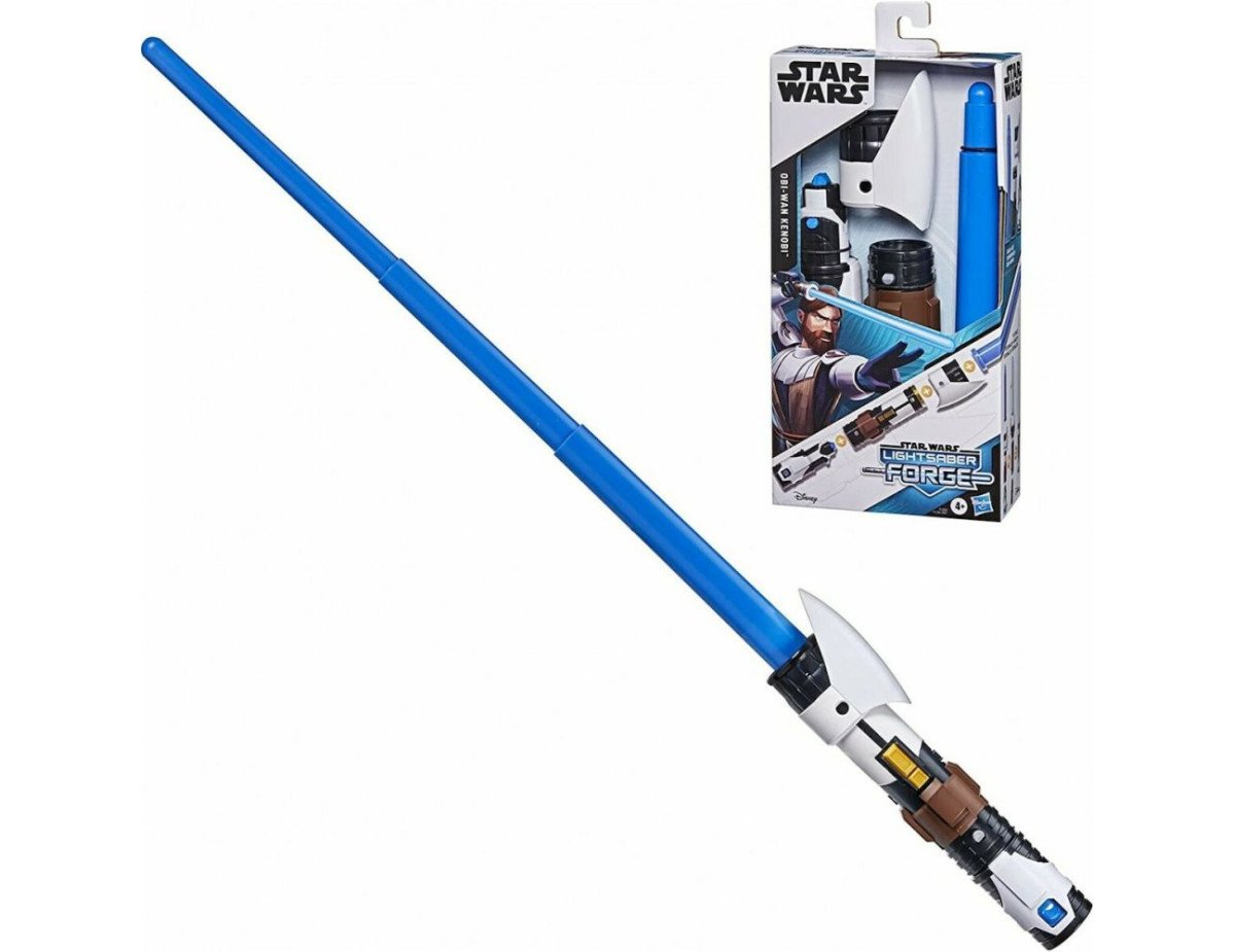 Hasbro Disney: Star Wars Lightsaber Forge - Obi-Wan Kenobi Extendable Blue Lightsaber (F1162)