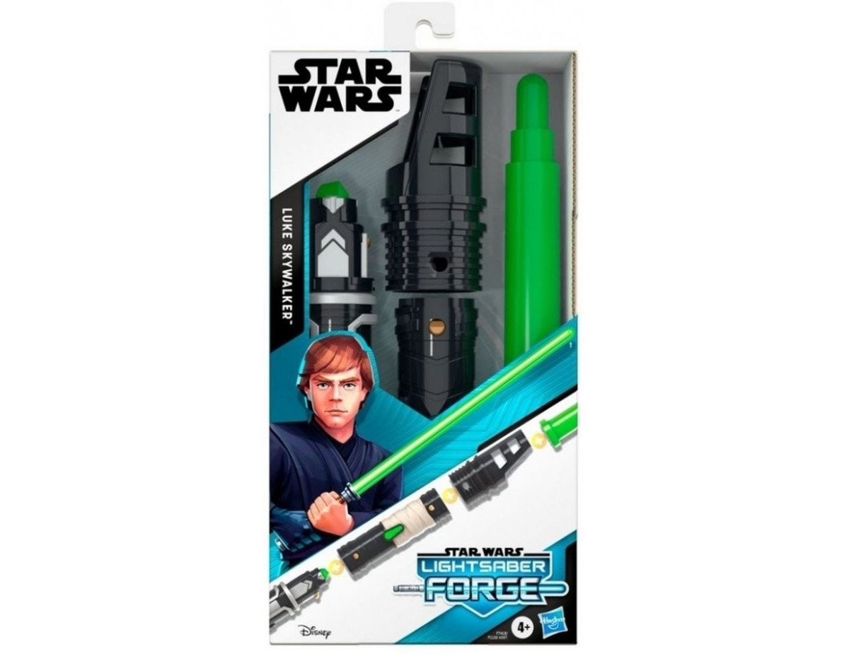 Hasbro Disney: Star Wars Lightsaber Forge - Luke Skywalker Extendable Green Lightsaber (F7419)