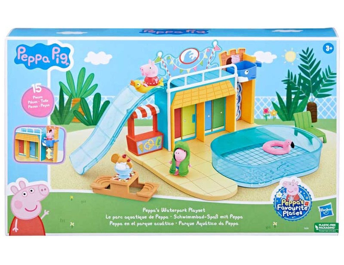 Hasbro Peppa Pig Peppas Favourite Places: Peppas Waterpark Playset (F6295)