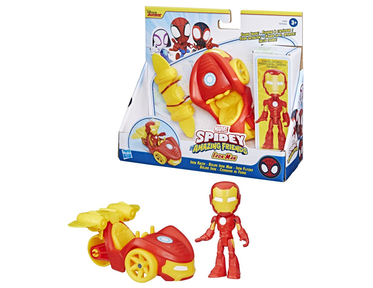 Hasbro Marvel: Spidey and his Amazing Friends - Iron Man  Iron Racer (F7458)