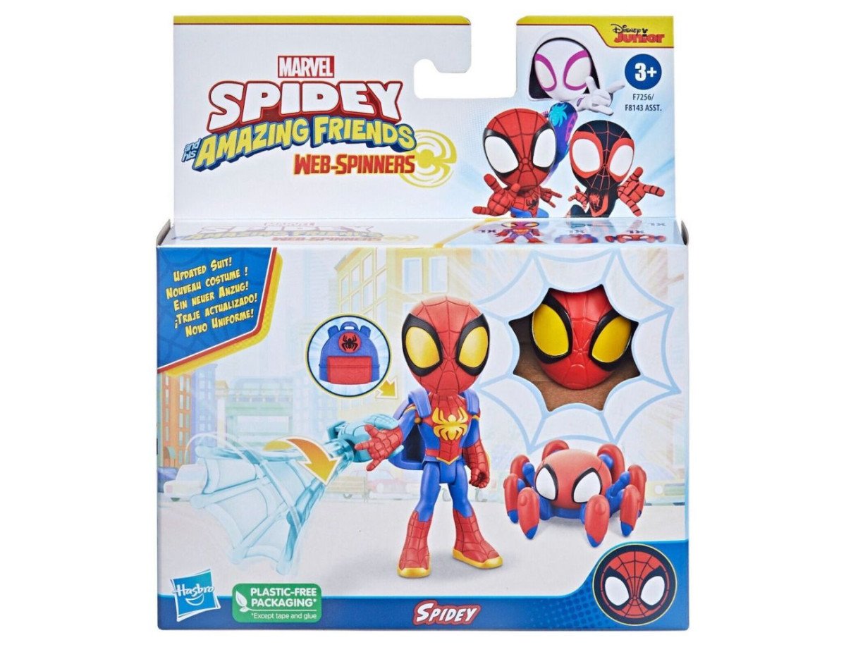 Hasbro Marvel Spidey and His Amazing Friends: Web-Spinners - Spidey Action Figure (F7256)