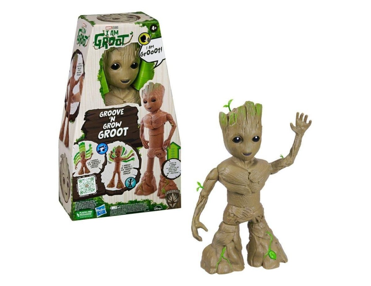 Hasbro Marvel: I am Groot - Groove N Grow Groot Action Figure (F8027)