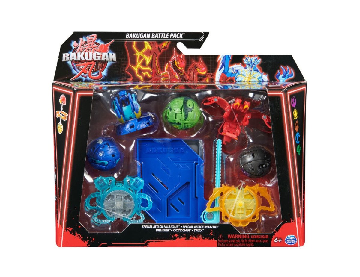 Spin Master Bakugan: Battle Pack - Special Attack Nillious/Mantid/Bruiser/Octogan/Trox (20142084)