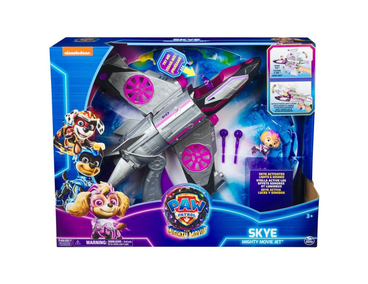 Spin Master Paw Patrol: The Mighty Movie - Skye Mighty Movie Jet (6067498)