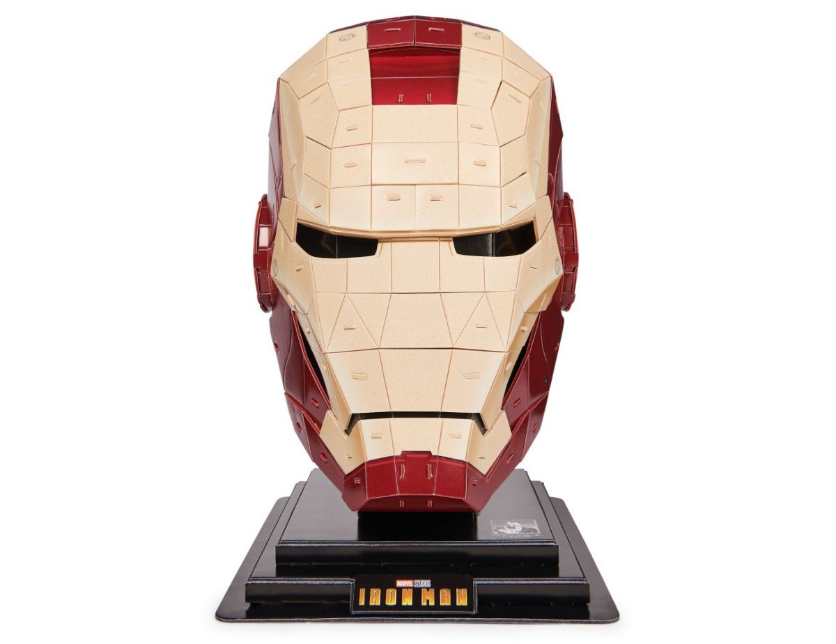 Spin Master Marvel The Infinity Saga 4D Build - Iron Man Helmet 3D Puzzle Model Kit (6069819)