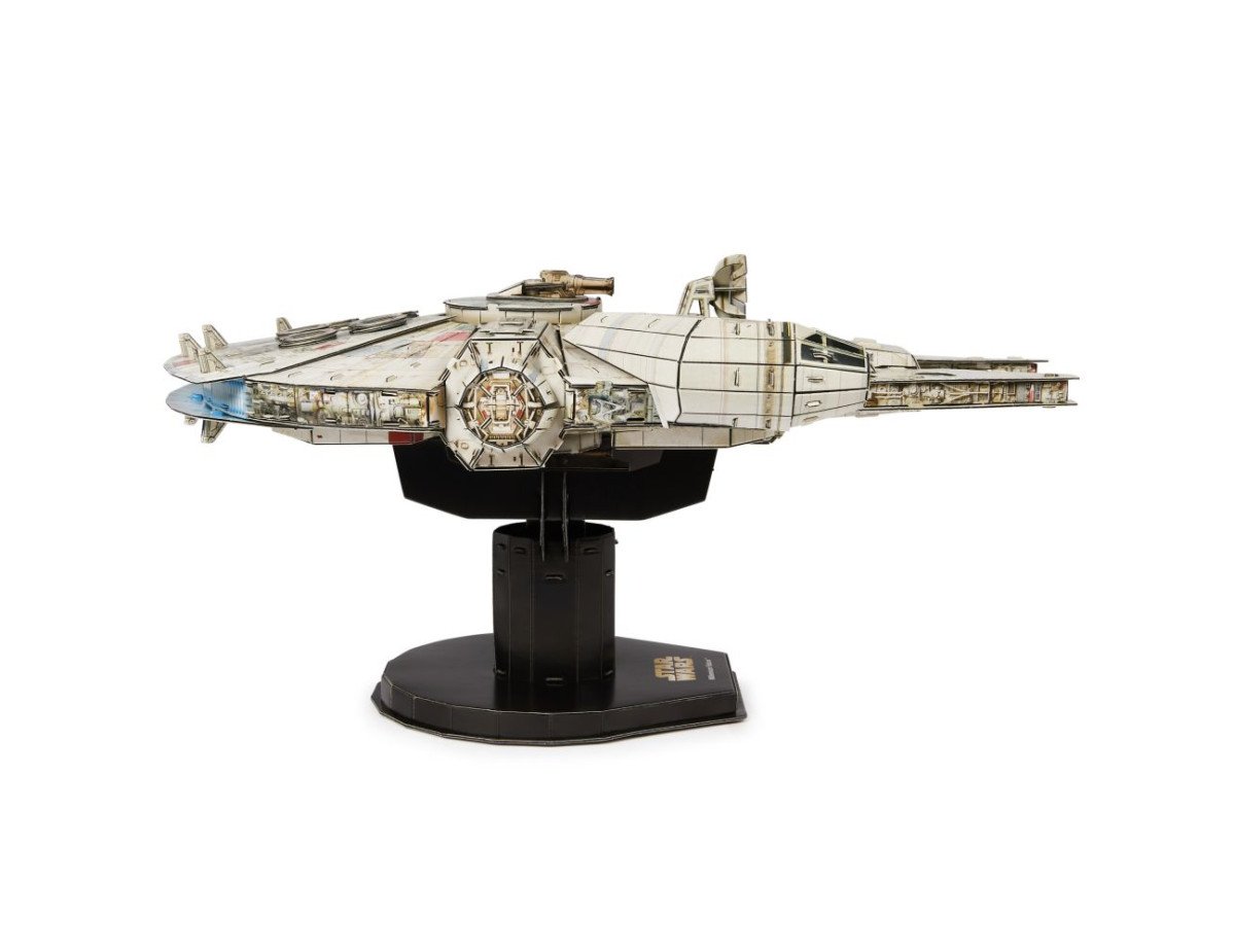 Spin Master Disney: Star Wars 4D Build - Millennium Falcon 3D Cardstock Puzzle Model Kit (6069815)