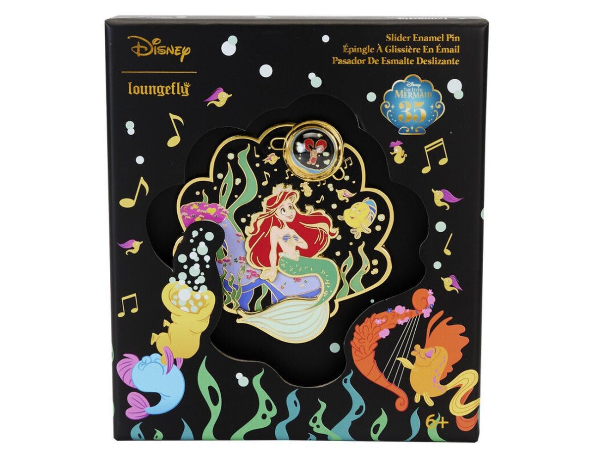 Loungefly Disney: The Little Mermaid 35Th Anniversary - Life Is The Bubbles Collector Box Pin (3) (WDPN3467)