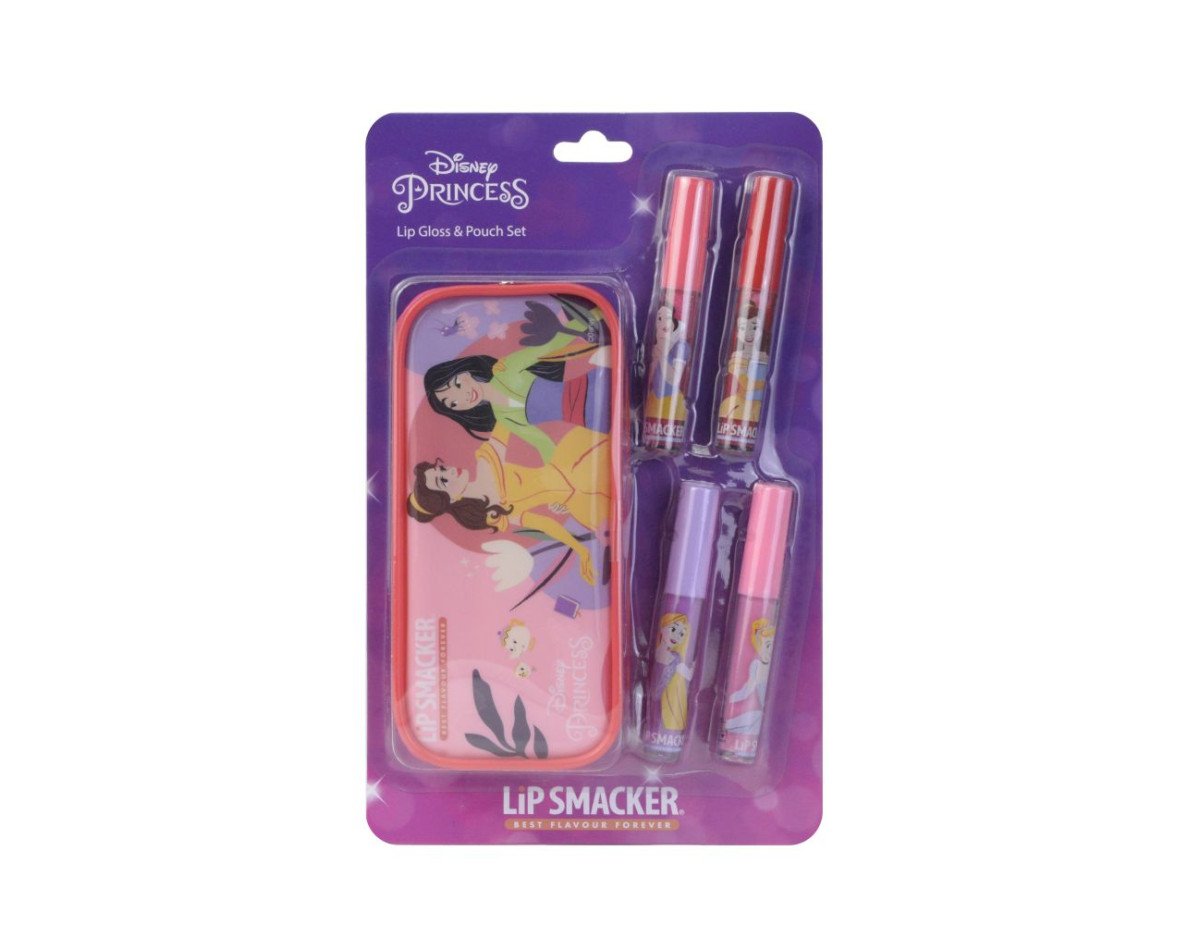 Lip Smacker Disney Princess: Lip Gloss  Pouch Set (1510678E)