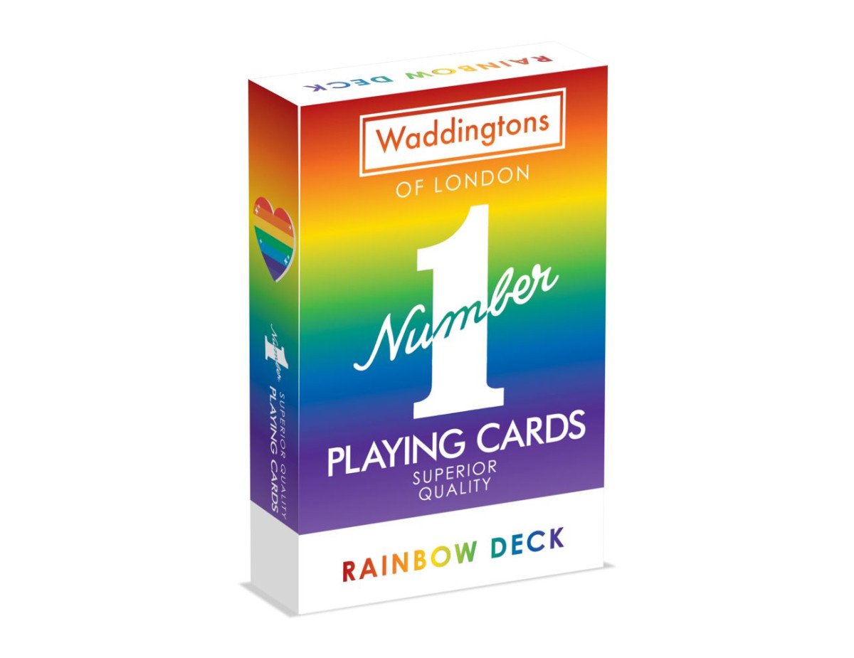 Winning Moves: Waddingtons No.1 - Rainbow Playing Cards (WM00756-EN1)