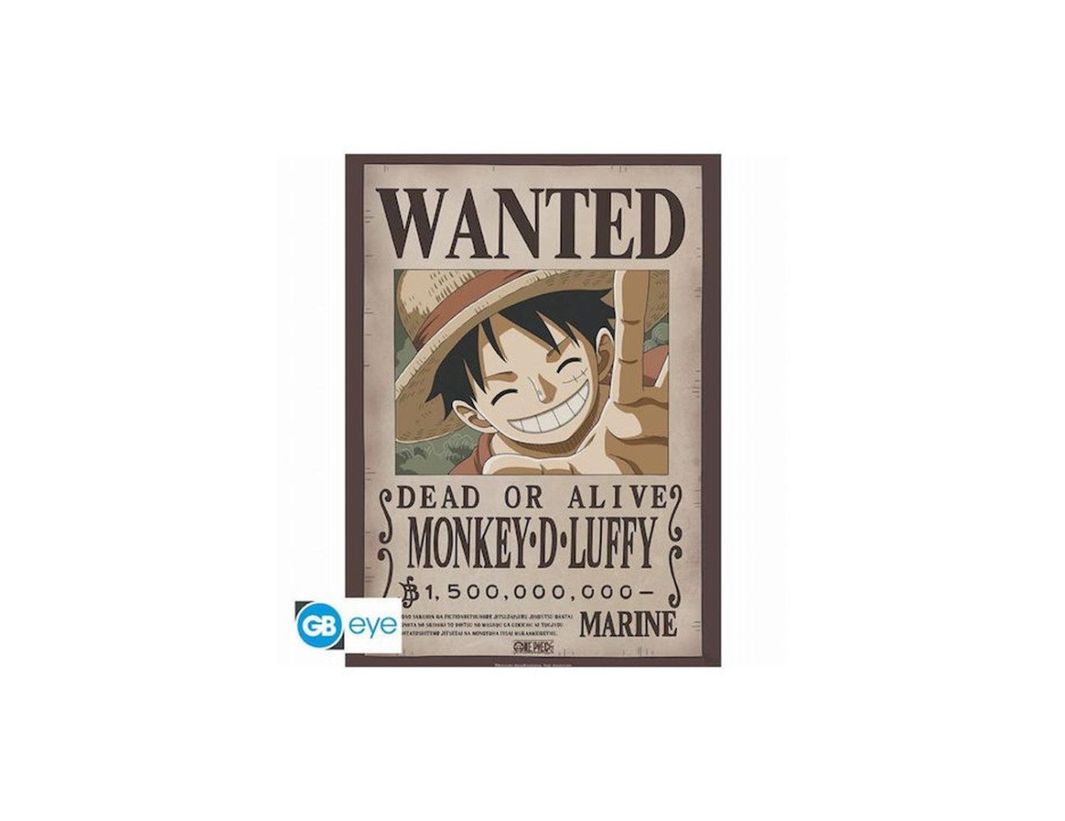 Abysse One Piece - Wanted Luffy Poster Chibi (52x38cm) (GBYDCO225)