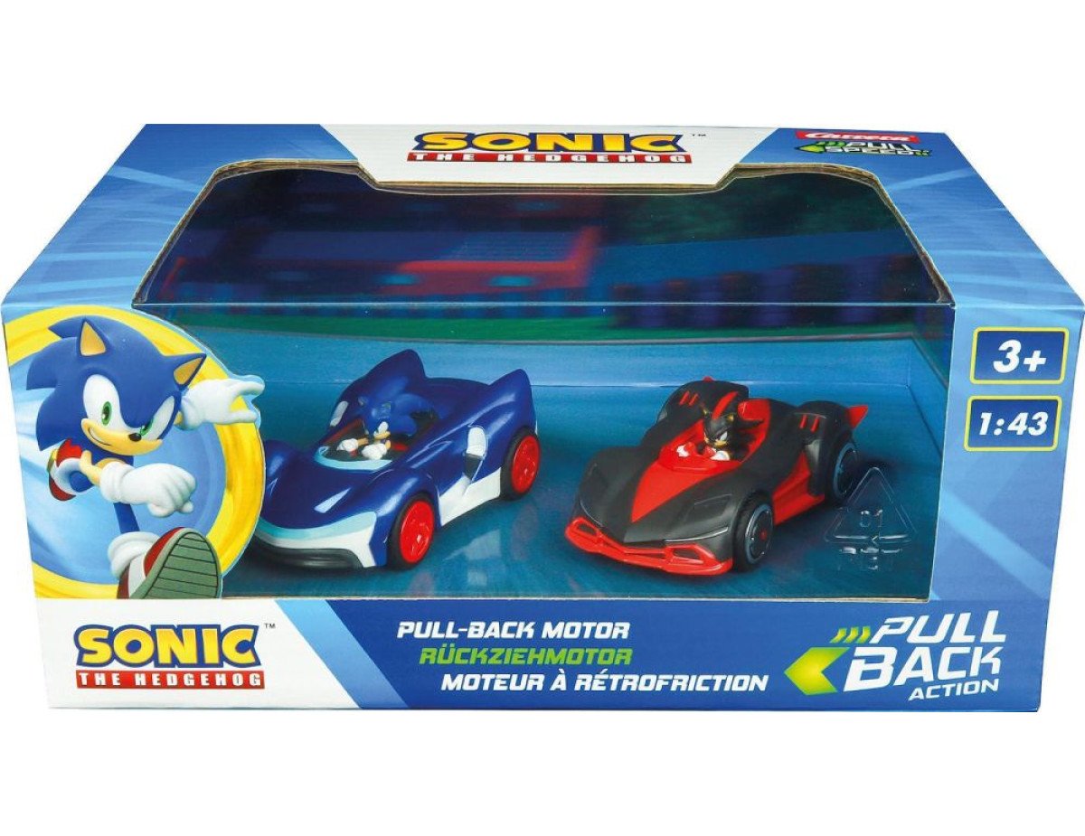 Carrera Pull Speed: Sonic The Hedgehog - Shadow the Hedgehog Pull-Back Vehicle 1:43 (15818326)