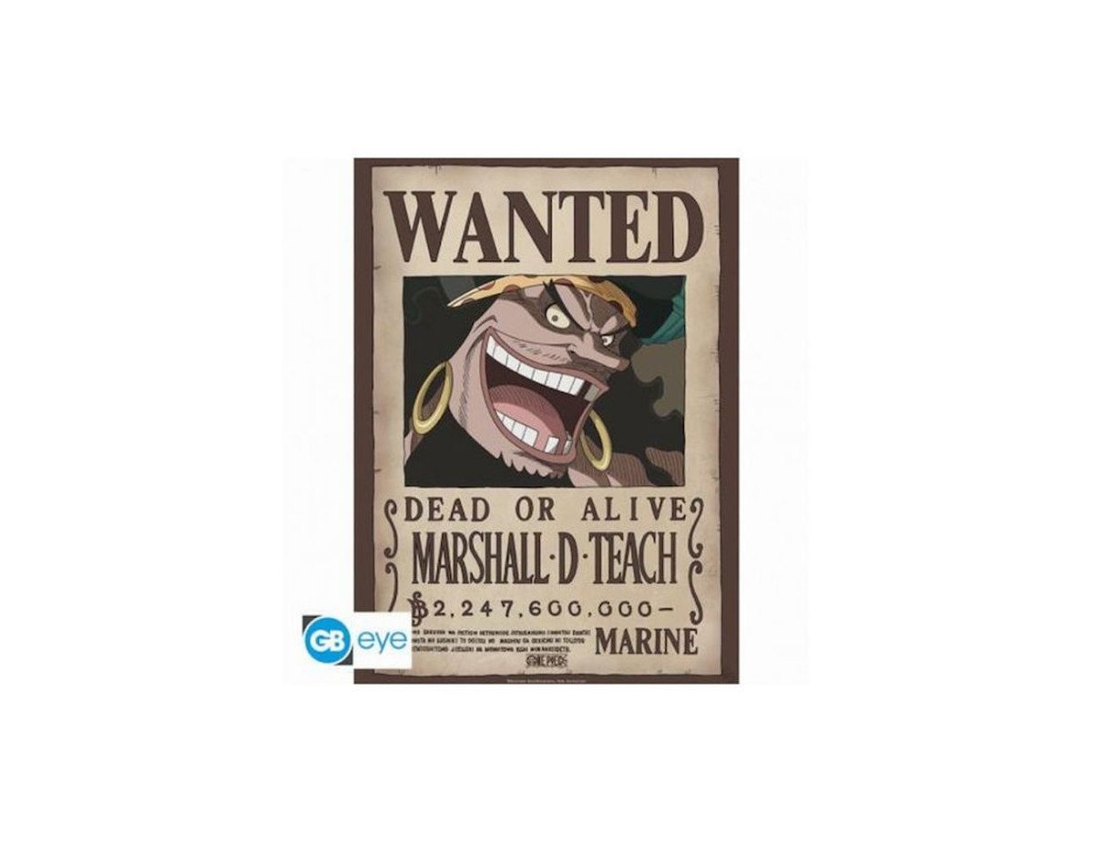 Abysse One Piece - Wanted Blackbeard Poster Chibi (52x38cm) (GBYDCO267)