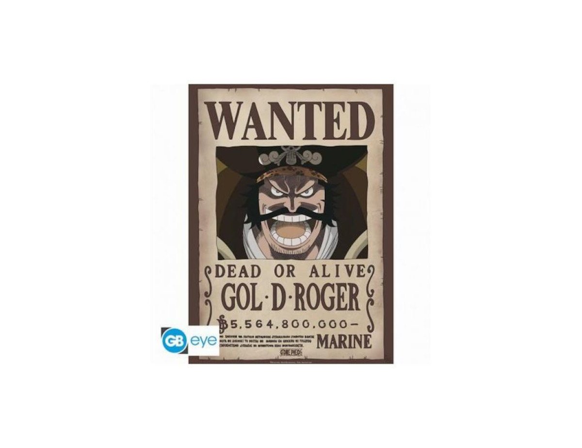 Abysse One Piece - Wanted Gol .D. Roger Poster Chibi (52x38cm) (GBYDCO266)