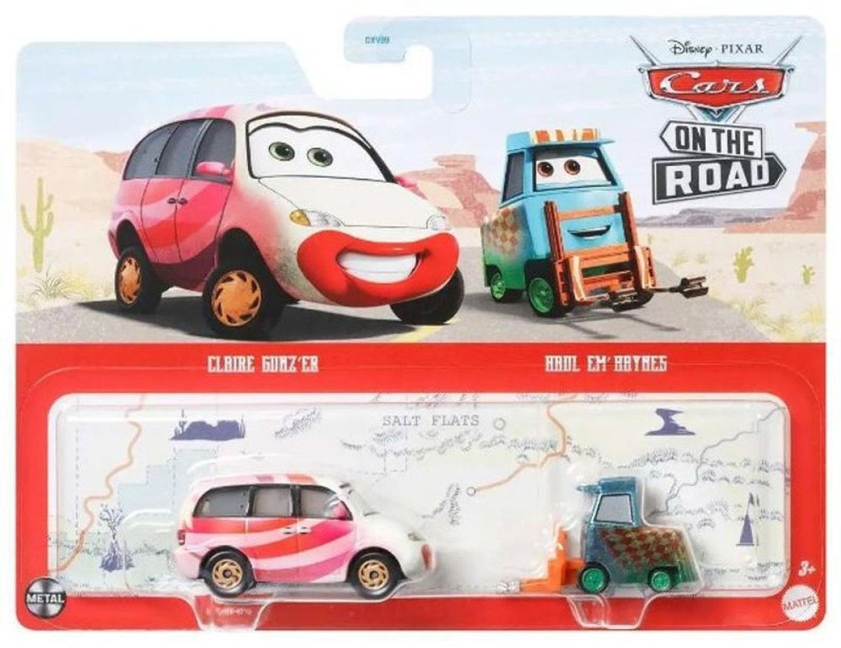 Mattel Disney Pixar: Cars On the Road - Claire Gunzer (Set of 2) (HLH66)