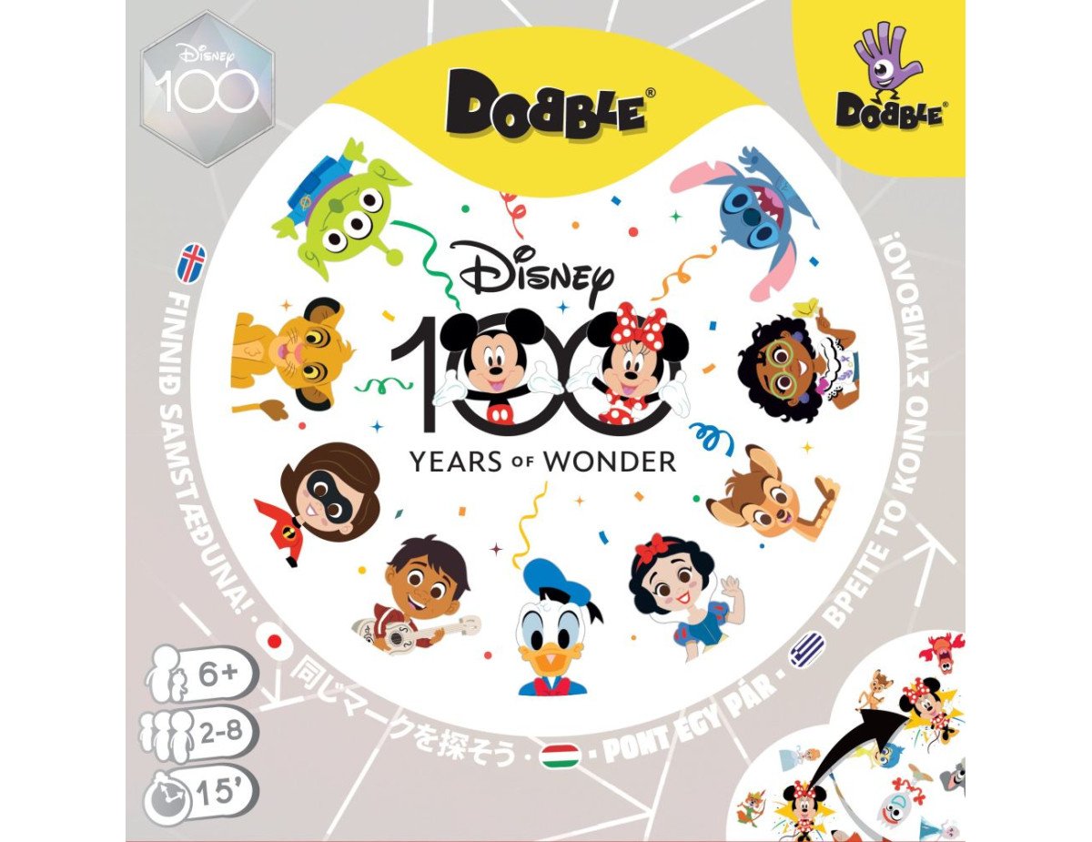 Κάισσα Dobble Disney 100 - Επιτραπέζιο (Ελληνική Γλώσσα) (KA114677)