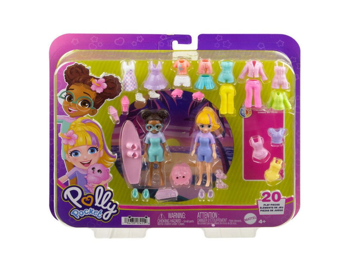 Mattel Polly Pocket: Color Change - Beach Playset (HRD61)