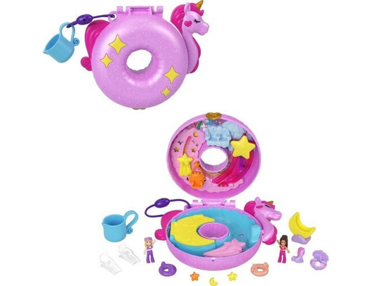 Mattel Polly Pocket: Sparkle Cove Adventure Unicorn Floatie Compact (HKV34)