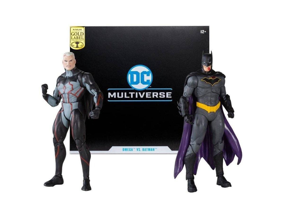 McFarlane DC Multiverse: Gold Label Collection - Omega vs Batman 2 Pack Action Figures (18cm)