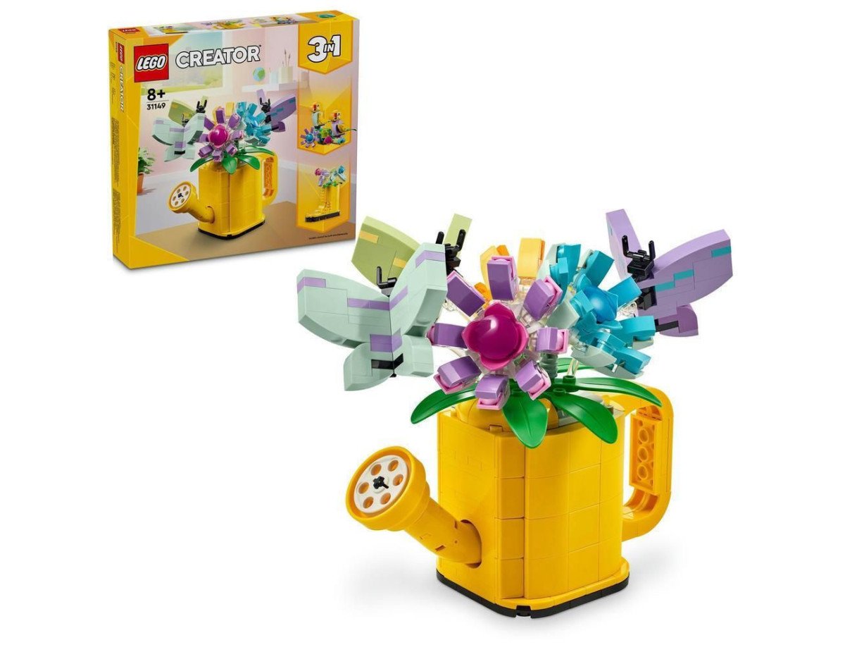 LEGO® Creator: Flowers in Watering Can 3in1 Toy (31149)