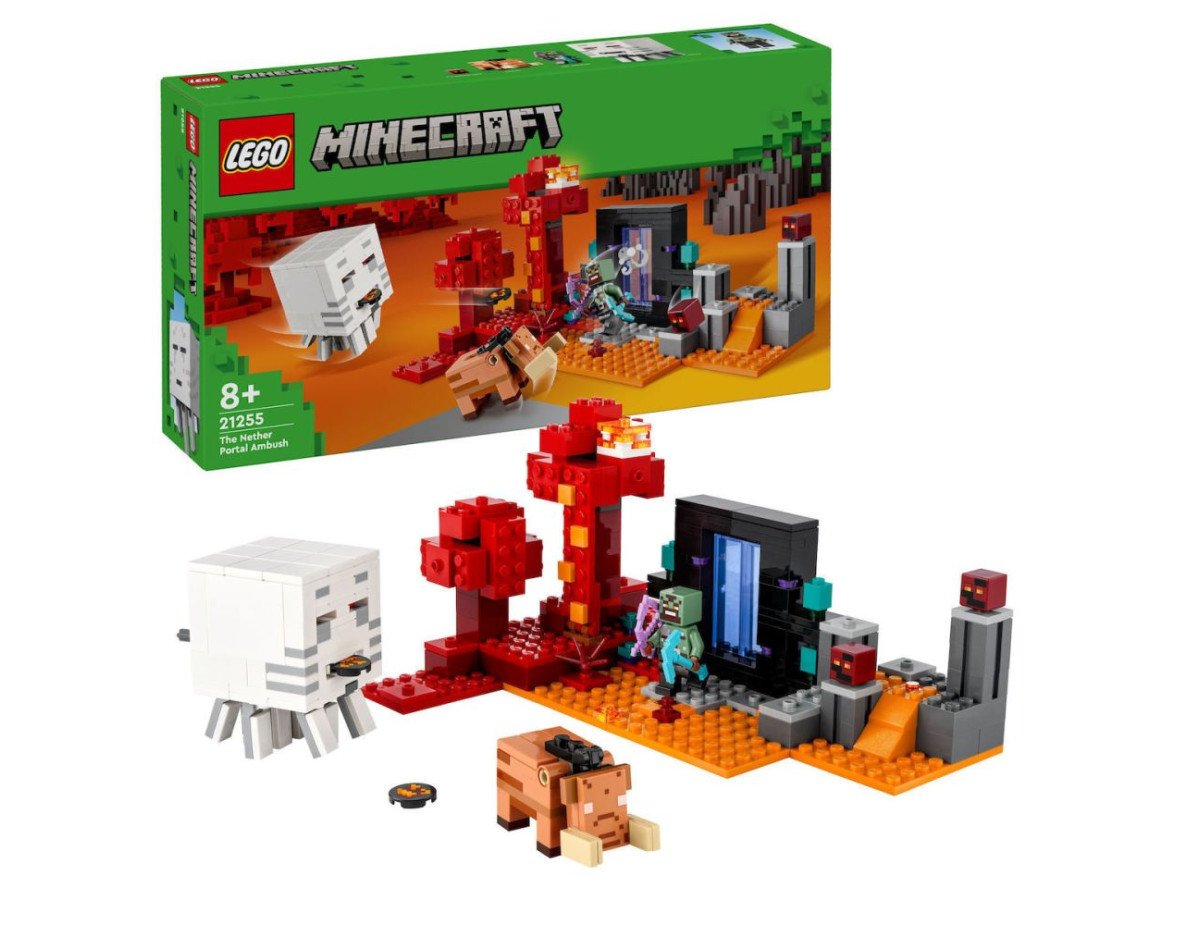 LEGO® Minecraft®: The Nether Portal Ambush (21255)