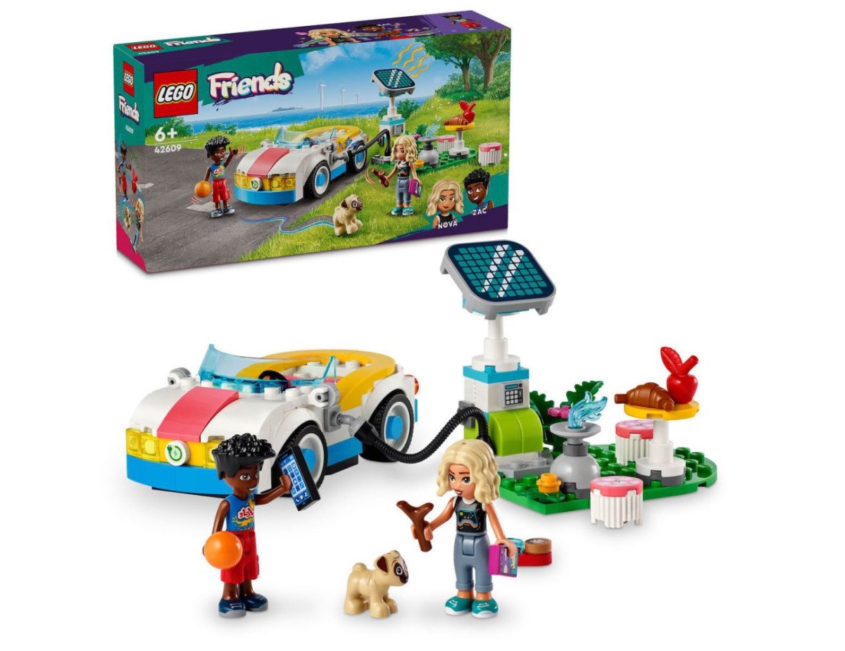 LEGO® Friends: Electric Car and Charger Toy (42609)