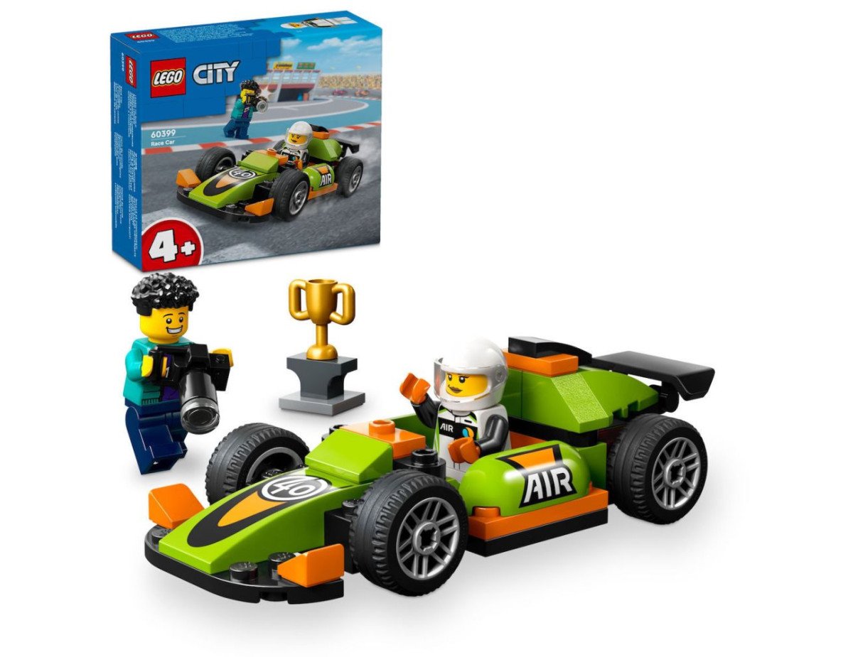 LEGO® City: Green Race Car Racing Vehicle Toy (60399)