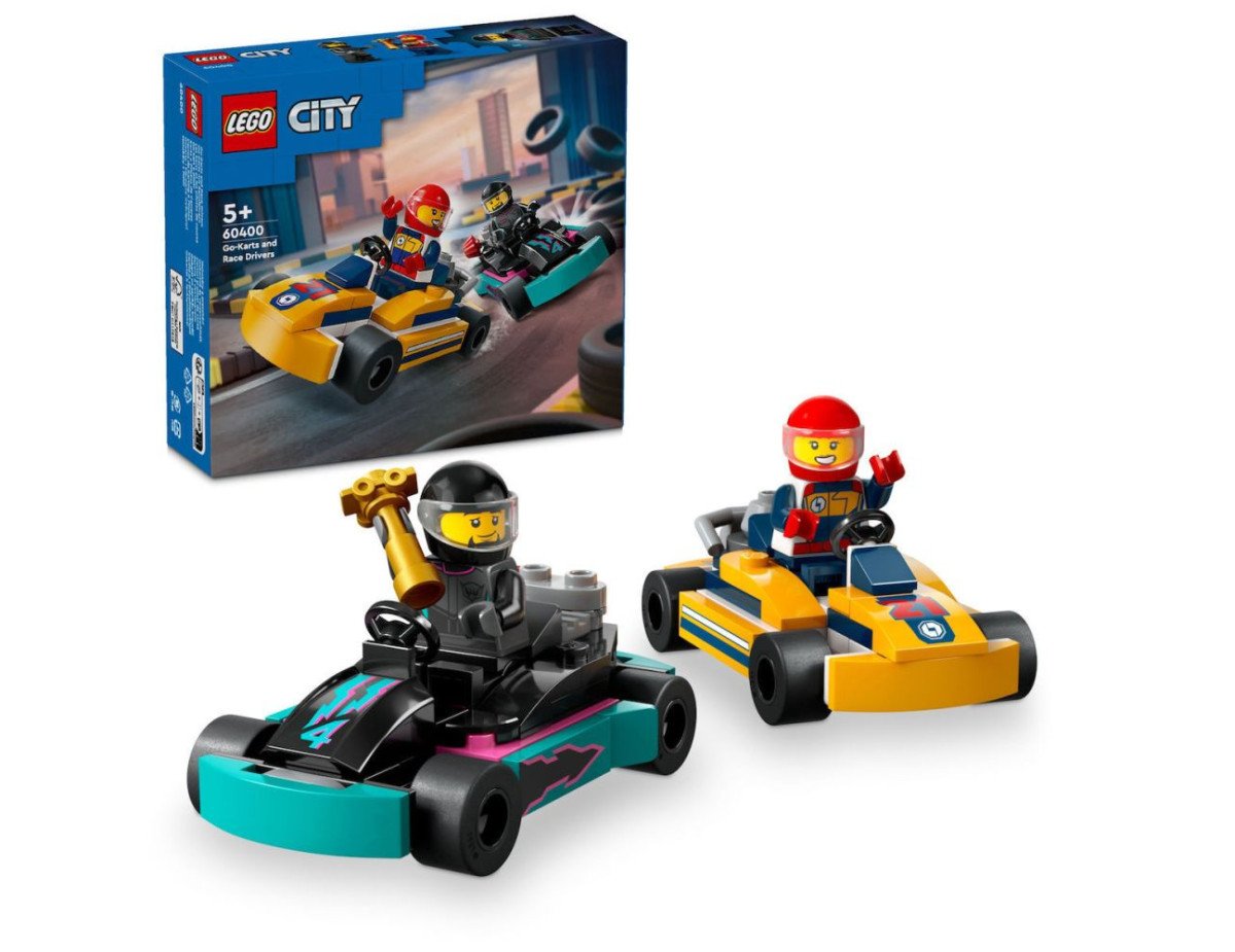 LEGO® City: Go-Karts and Race Drivers Toy Set (60400)