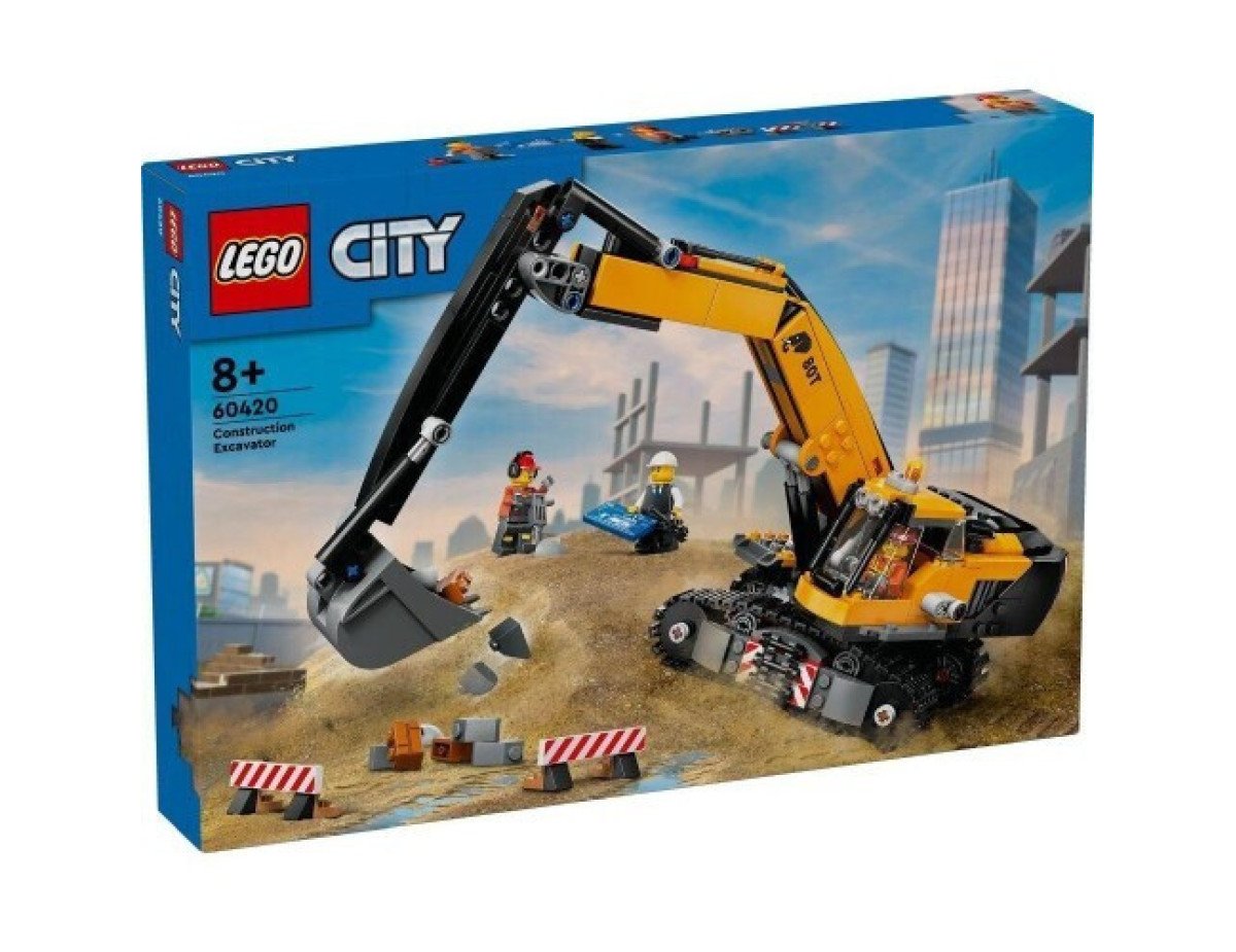 LEGO® City Great Vehicles: Yellow Construction Excavator (60420)