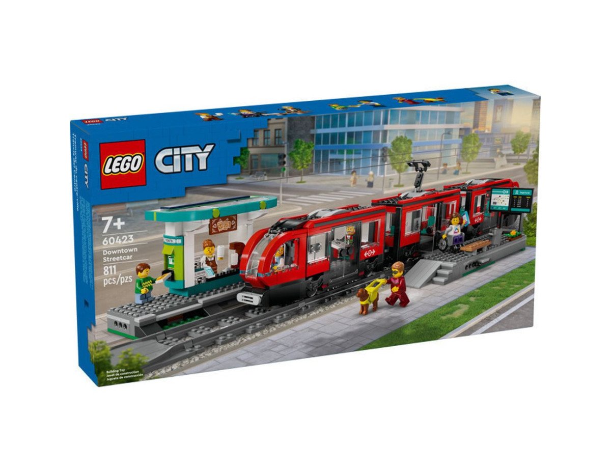 LEGO® City Downtown: Streetcar and Station (60423)