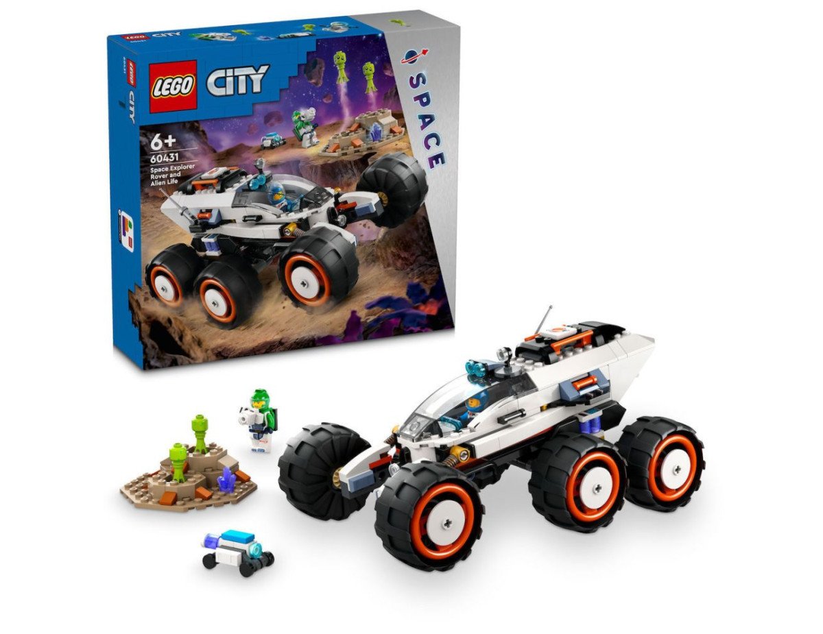 LEGO® City: Space Explorer Rover and Alien Life (60431)