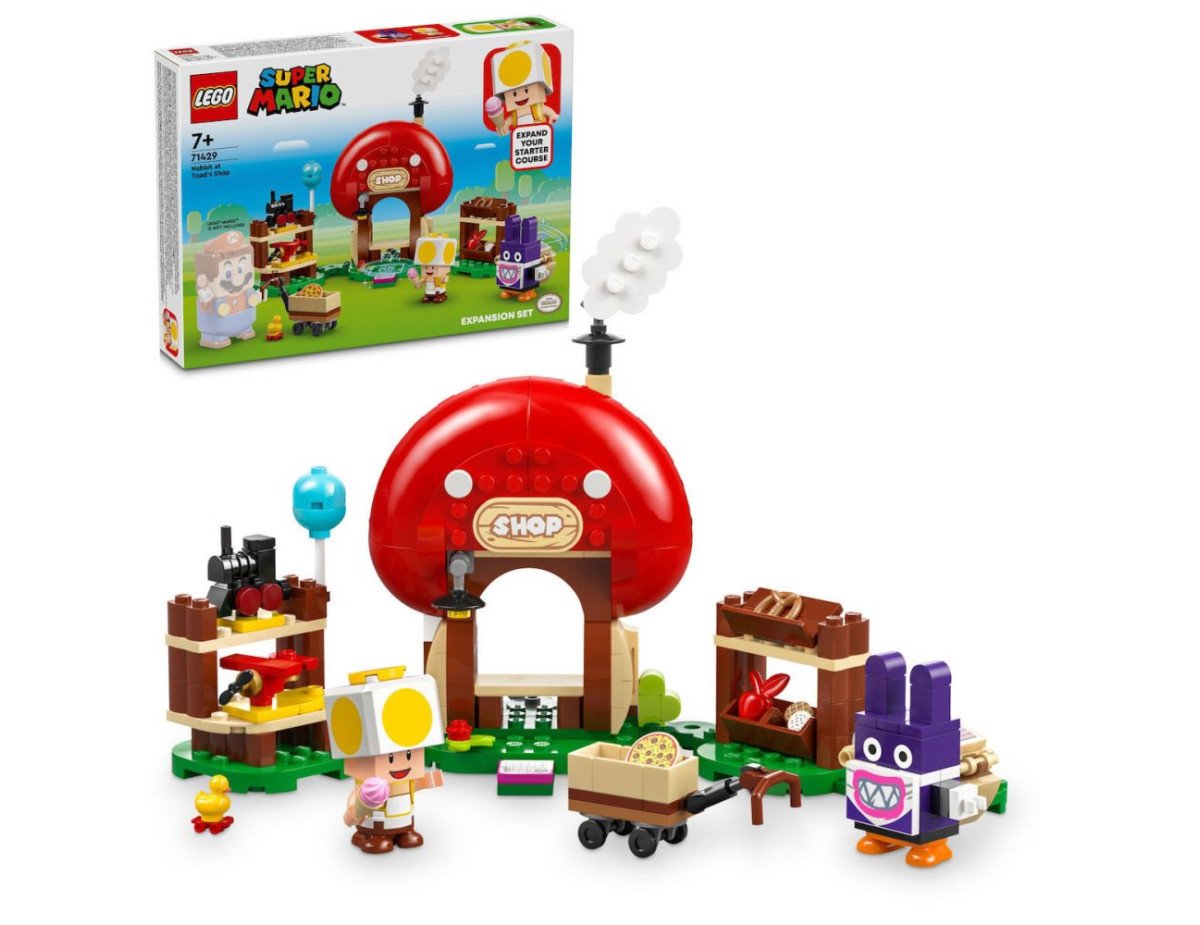 LEGO® Super Mario™: Nabbit at Toad’s Shop Expansion Set (71429)