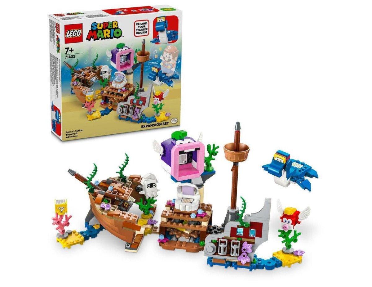 LEGO® Super Mario™: Dorries Sunken Shipwreck Adventure Expansion Set (71432)