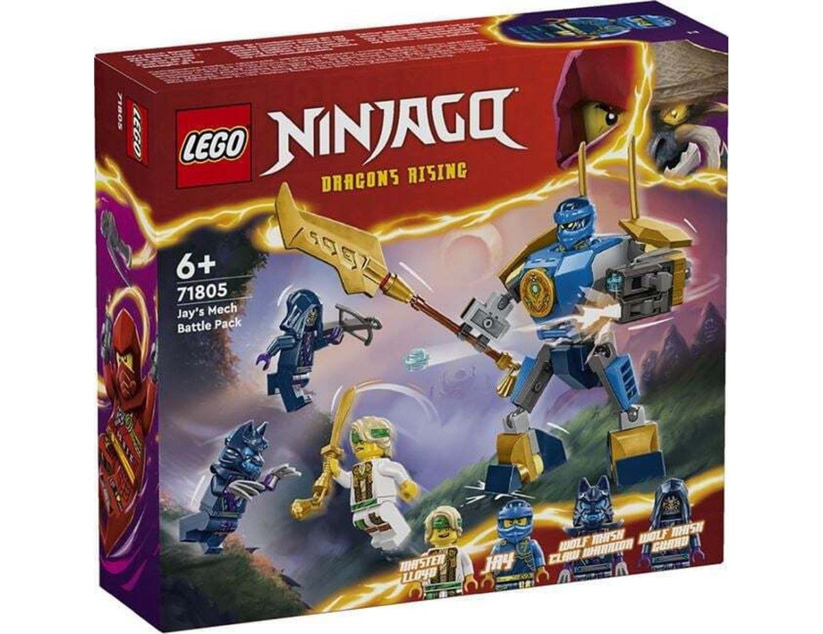 LEGO® NINJAGO®: Jay’s Mech Battle Pack Ninja Toy (71805)