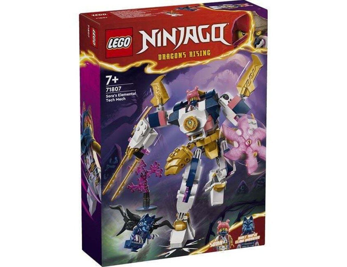 LEGO® NINJAGO®: Sora’s Elemental Tech Mech Toy (71807)