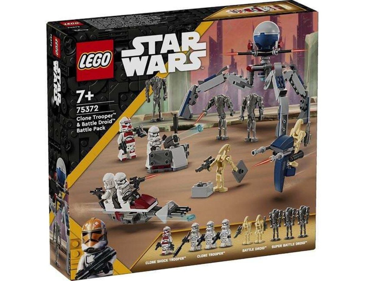 LEGO® Disney: Star Wars™- Clone Trooper™  Battle Droid™ Battle Pack (75372)