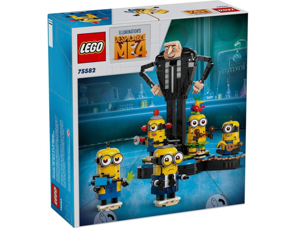 LEGO® Despicable Me: 4 Brick-Built Gru and Minions (75582)