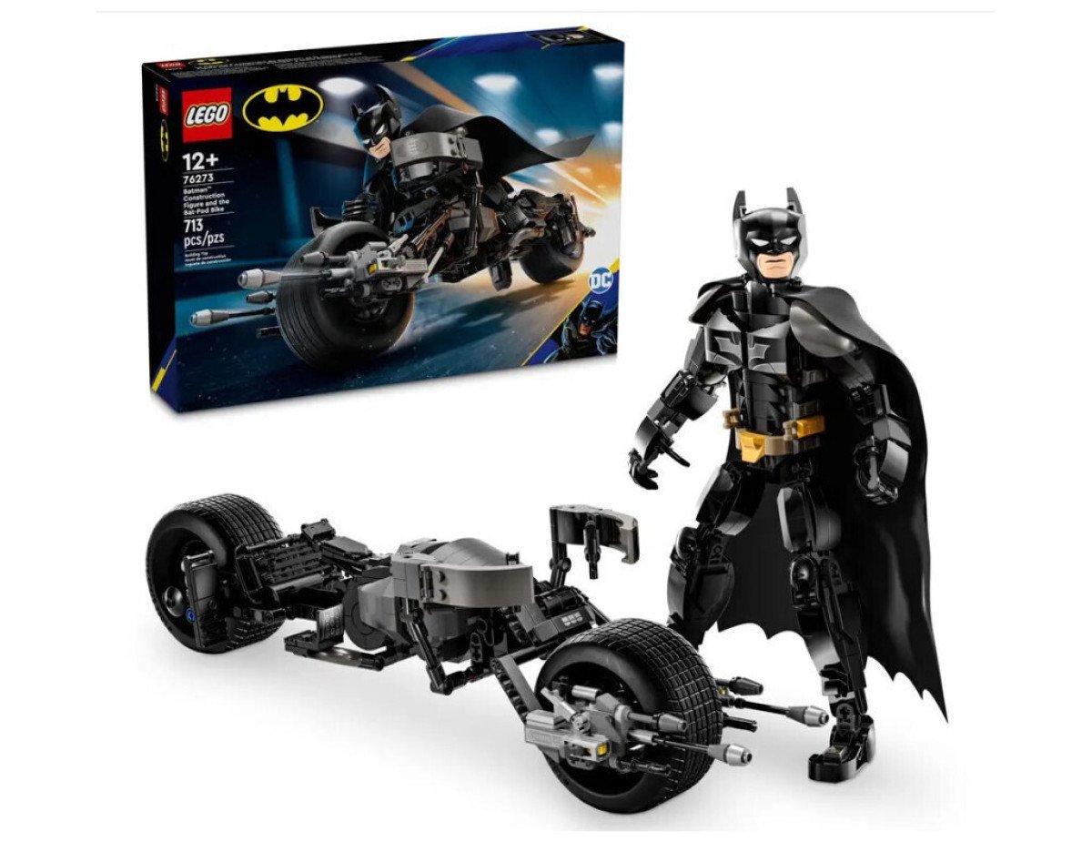 LEGO® DC Batman™: Batman Construction Figure  the Bat-Pod Bike (76273)