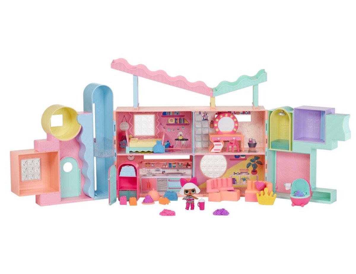 MGA L.O.L. Surprise: Squish Sand Magic House with Sister Tot (593218EUC)