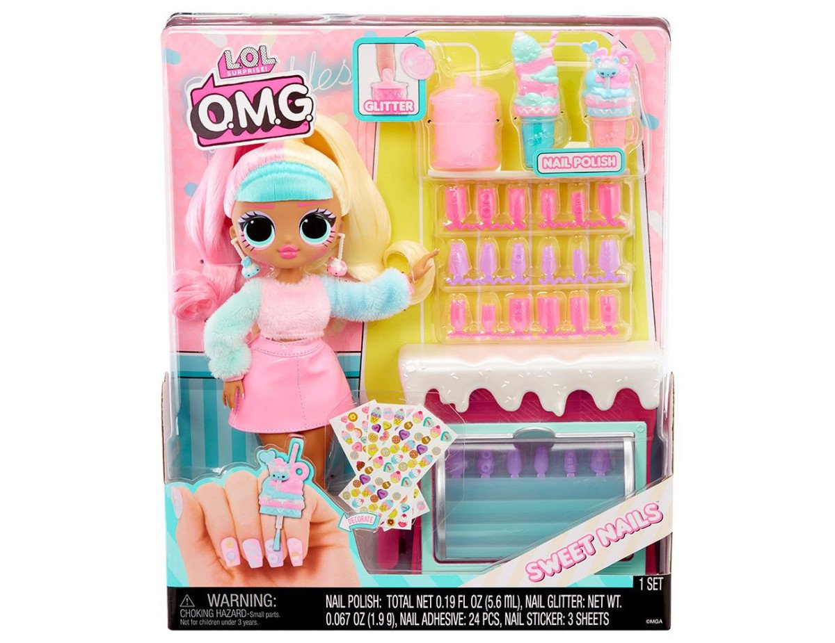 MGA L.O.L. Surprise: OMG - Sweet Nails Candylicious Sprinkles Shop (503781-EUC)