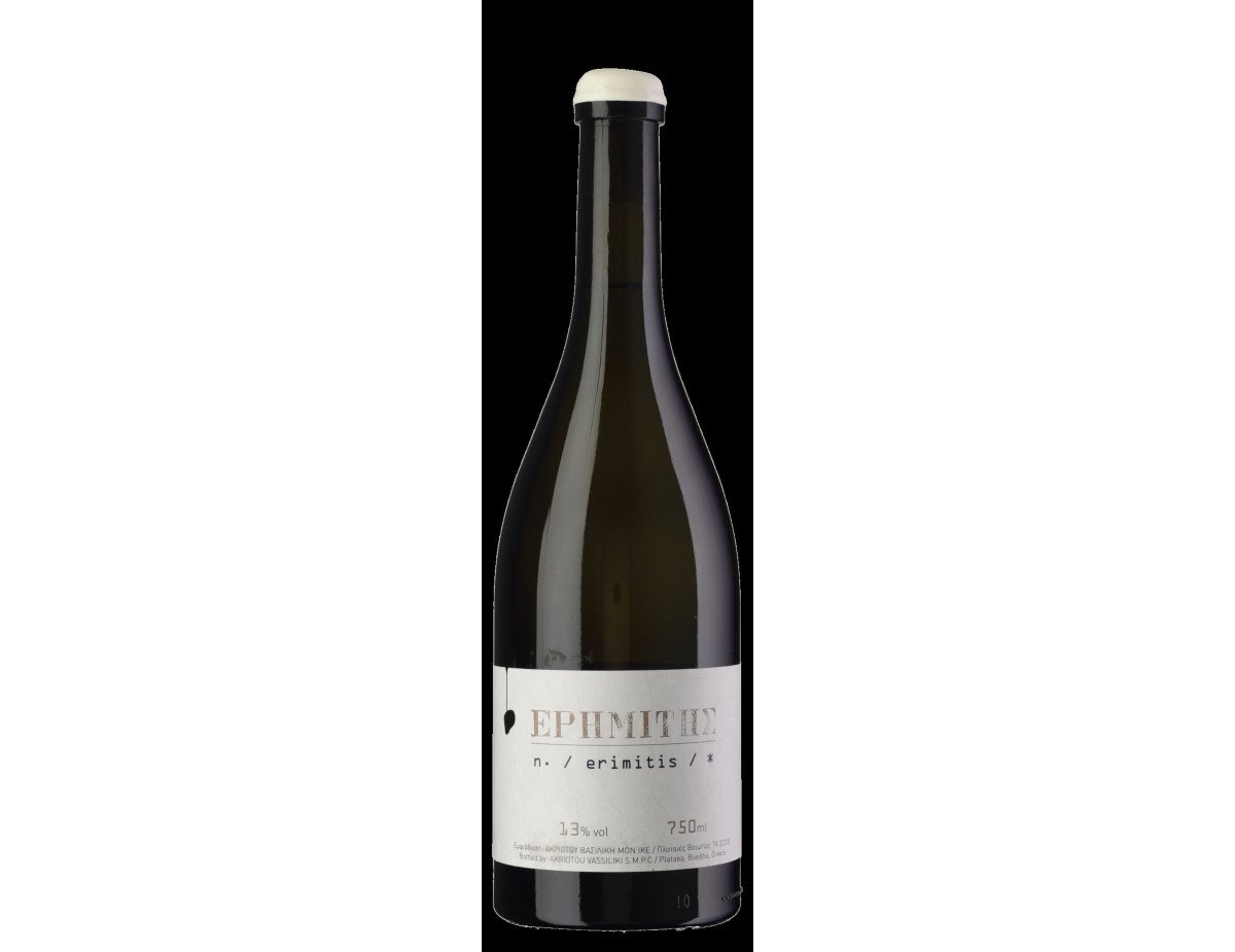 Akriotou Microwinery - Erimitis - Savatiano,Assyrtiko,Aidani, White Dry Wine P.G.I.,750ml