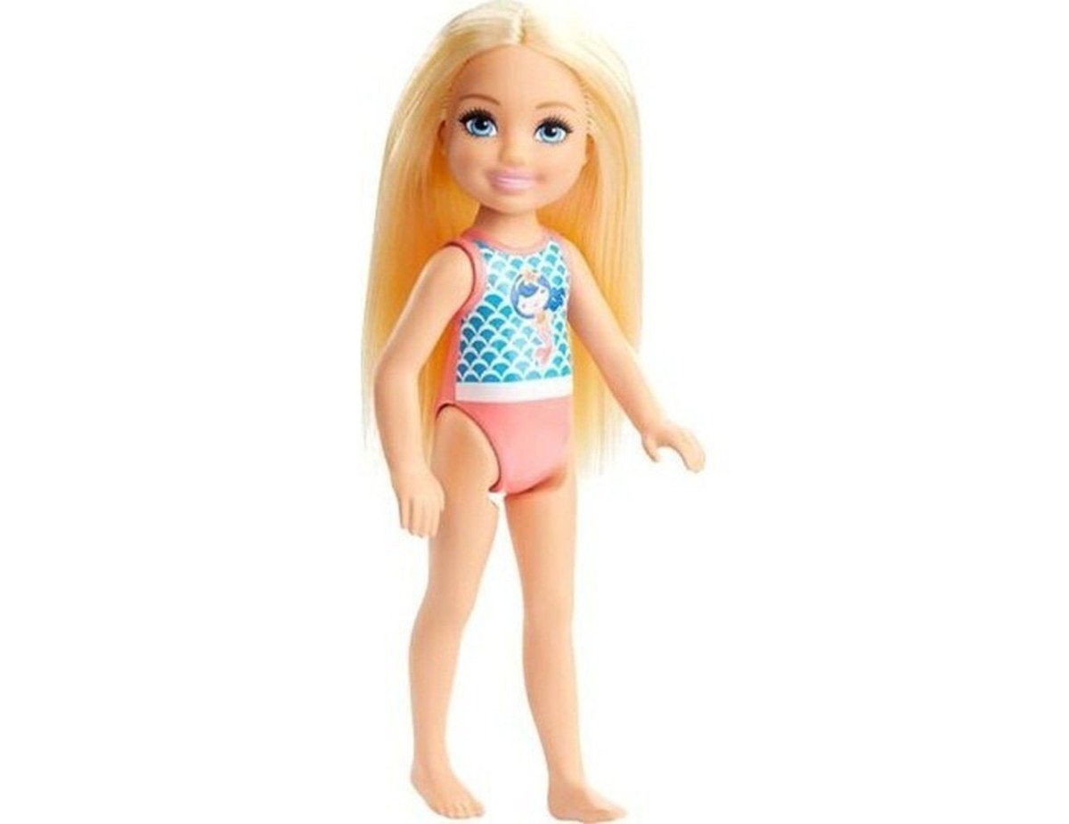 Mattel Barbie®: Club Chelsea Beach - Mermaid Swimsuit Blond Doll (GHV55)