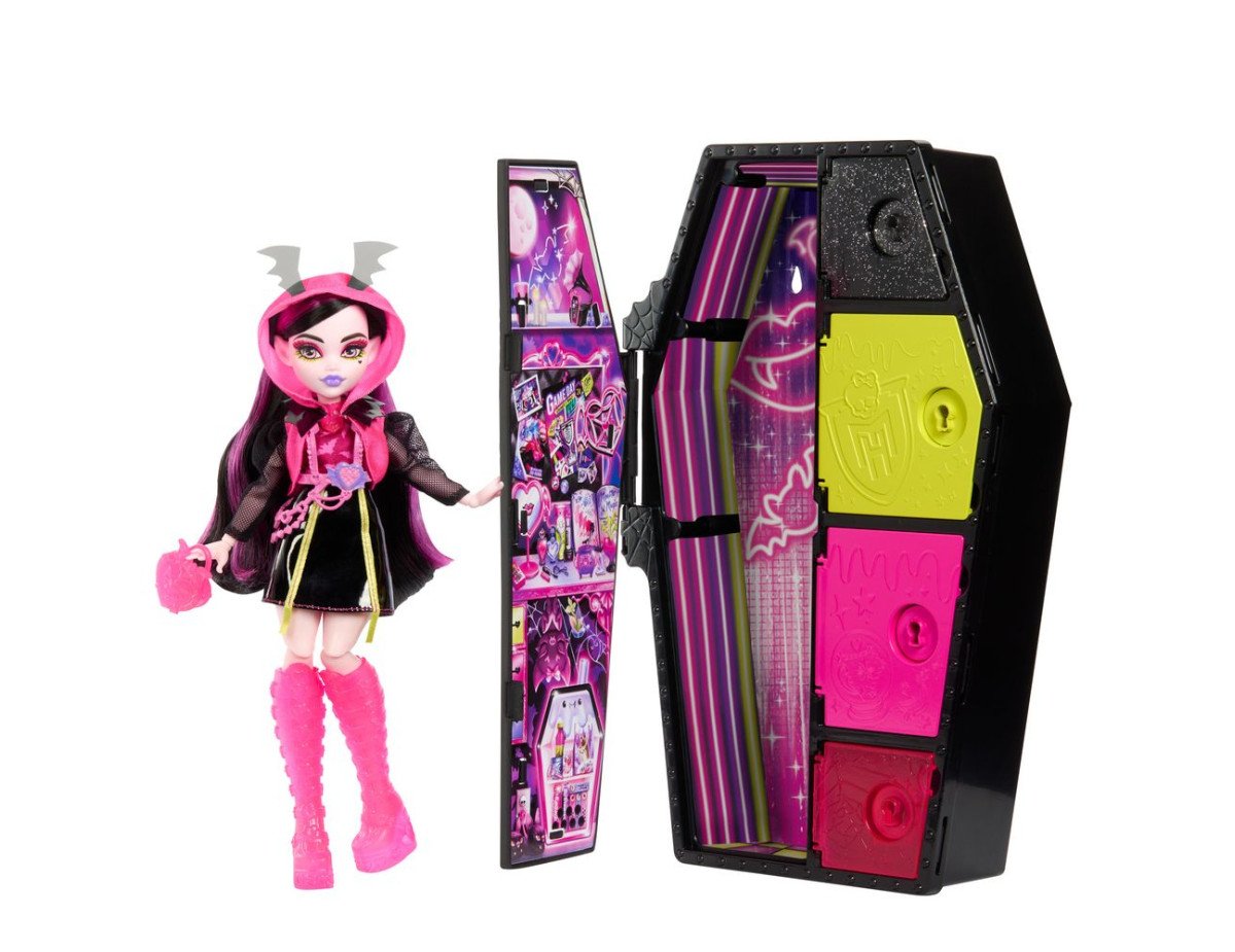 Mattel Monster High: Skulltimate Secrets Neon Frights - Draculaura® Doll (HNF78)