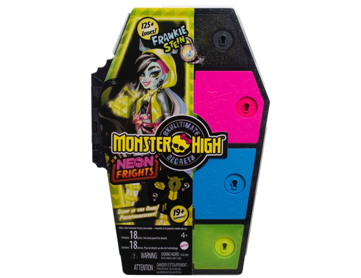 Mattel Monster High: Skulltimate Secrets Neon Frights - Frankie Stein Doll (HNF79)