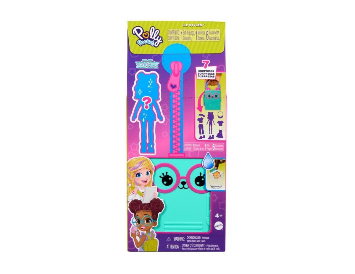 Mattel Polly Pocket - Lil Styles Case Turquoise (HTV02)