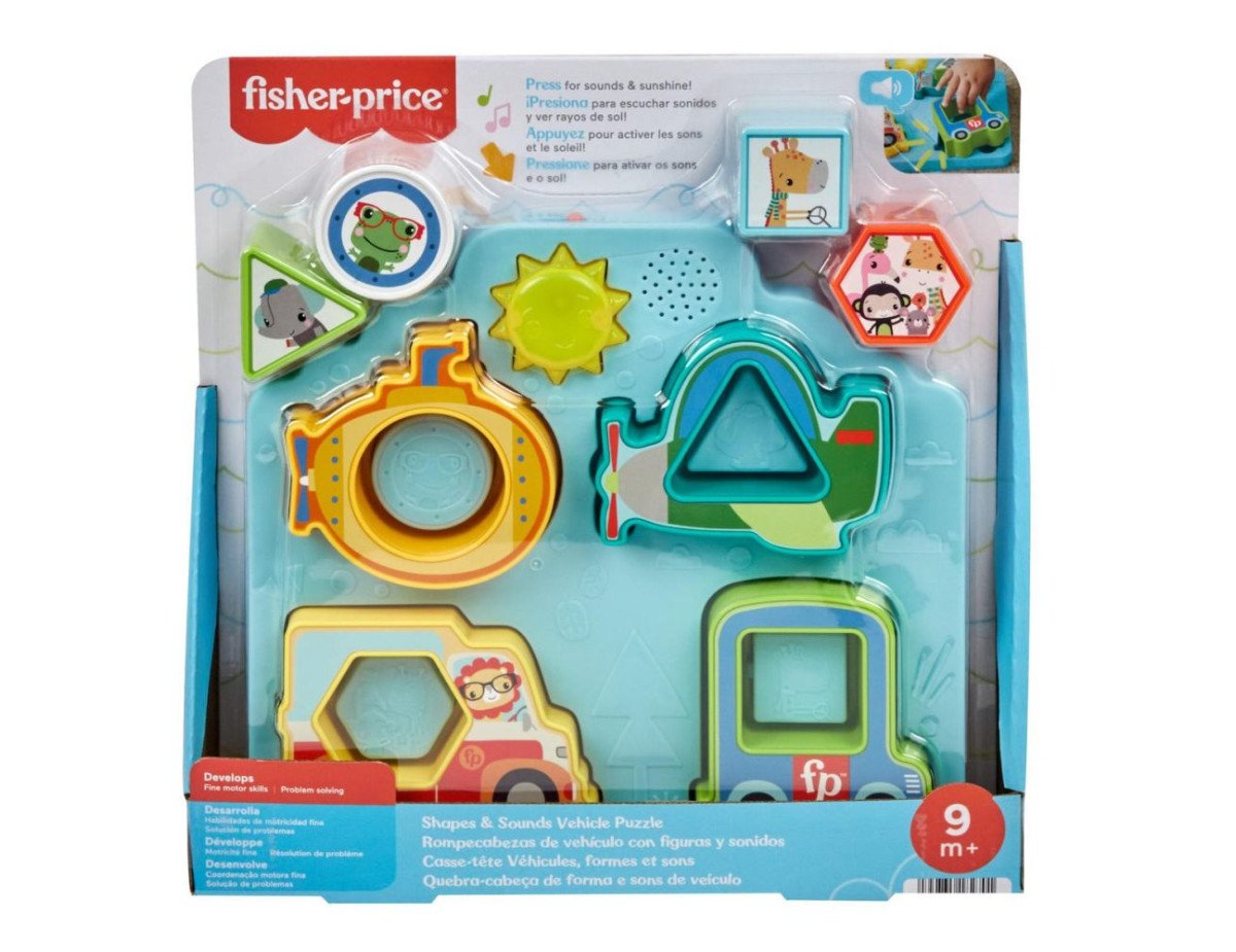 Fisher-Price® Shapes  Sounds Vehicle Puzzle (HRP31)