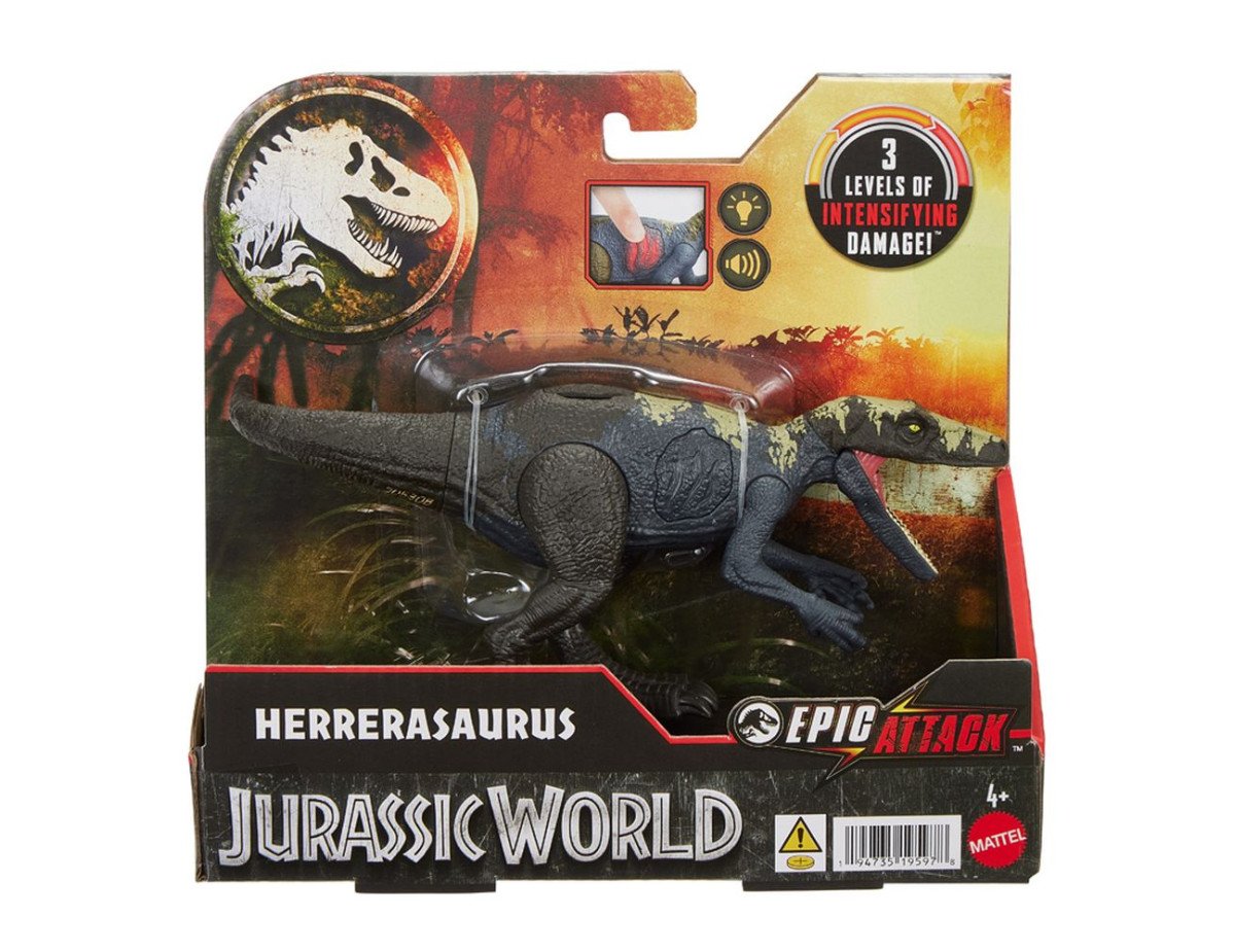 Mattel Jurassic World: Epic Attack - Herrerasaurus (HTP66)