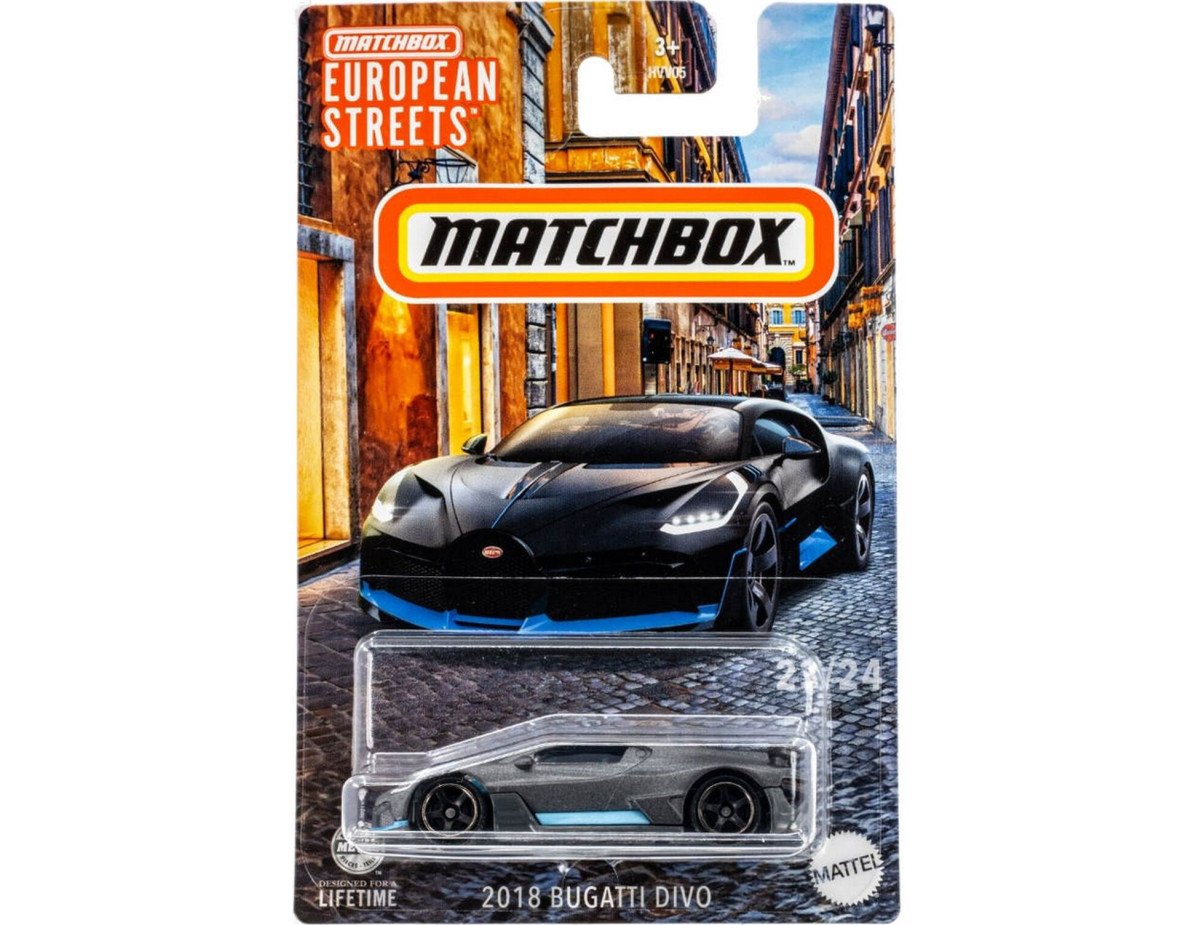 Mattel Matchbox®: European Streets - 2018 Bugatti Divo Vehicle (HVV44)