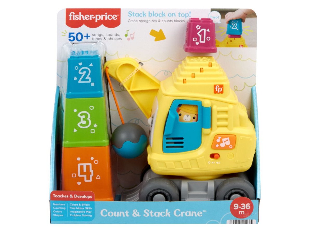 Fisher-Price® Count  Stack Crane (HWY62)